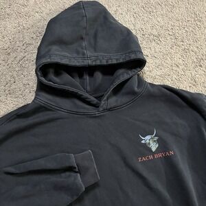 Zach Bryan Burn Burn Burn 2023 Tour UK Europe America Hoodie Sweatshirt Large